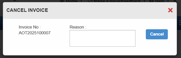 Cancel Invoice