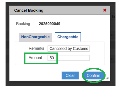 Chargeable Cancel
