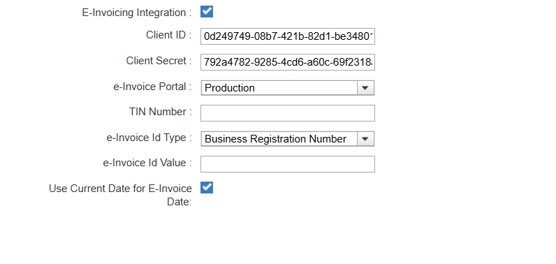 E-Invoice Integration